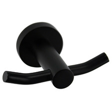 Rumi Round Brass Double Robe Hook