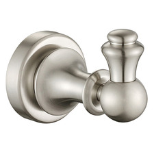 Clementine Round Brass Robe Hook