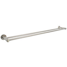 Rumi 600mm Brass Double Towel Rail
