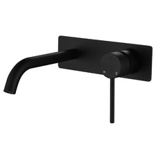 Avalon 180mm Curved Combination Wall Mixer with Spout