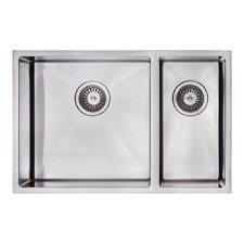 1 & 1/2 Stainless Steel Double Kitchen Sink Bowl