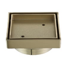 Lyle 115mm Brass Tile Insert Floor Waste 95mm Outlet