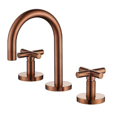 3 Piece Aries Cross Handle Basin Tap Set