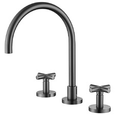 Aries 210mm Cross Handle Kitchen Tap Set
