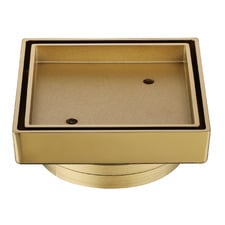 Lyle 115mm Brass Tile Insert Floor Waste 95mm Outlet