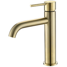 Xavier Stainless Steel Mid Rise Basin Mixer