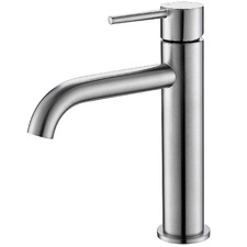 Xavier Stainless Steel Mid Rise Basin Mixer