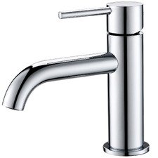 Xavier Stainless Steel Curved Basin Mixer