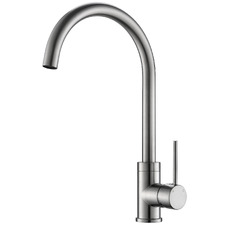 Amari Stainless Steel Gooseneck Kitchen Mixer