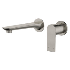 Vattern 180mm Bath/Basin Wall Mixer Set