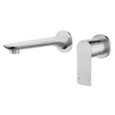Vattern 180mm Bath/Basin Wall Mixer Set