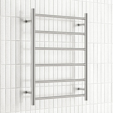 Hornavan 600 x 800mm 6 Bar Heated Towel Rail