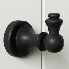 Clementine Round Brass Robe Hook