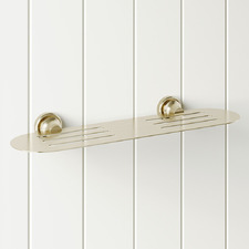 Clementine Brass Bathroom Shelf