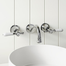 Clementine Bath/Basin Wall Tap Set