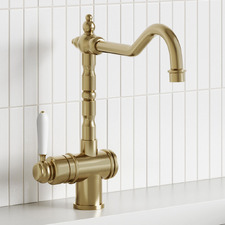 Clementine Brass High Rise Basin Mixer