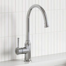 Constance Brass Gooseneck Kitchen Mixer