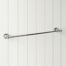 Clementine 600mm Brass Single Towel Rail