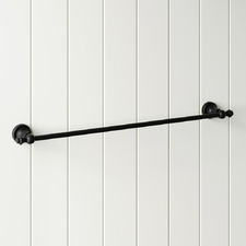 Clementine 600mm Brass Single Towel Rail