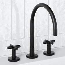 Aries 210mm Cross Handle Kitchen Tap Set