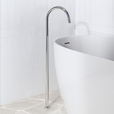 Avalon Brass Floor Mounted Bath Spout