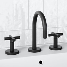 Aries 130mm Cross Handle Basin Tap Set