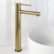 Avalon Mini Brass High Rise Basin Mixer