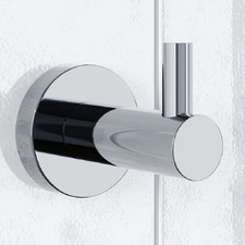 Rumi Round Single Brass Robe Hook