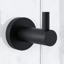 Rumi Round Single Brass Robe Hook