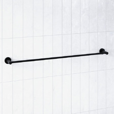 Rumi 750mm Brass Single Towel Rail