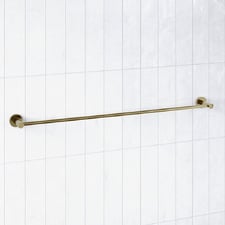 Rumi 750mm Brass Single Towel Rail