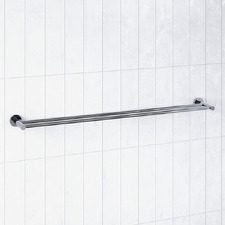 Rumi 750mm Brass Double Towel Rail