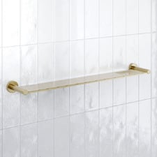 Rumi Brass Bathroom Shelf