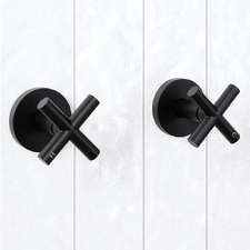 Aries 1/4 Turn Cross Handle Wall Top Assemblies