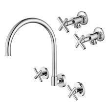Aries Wall Laundry Tapware Essentials Package