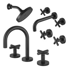 Retro-fit Cross Handle Tapware & Shower Package