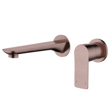 Vattern 180mm Bath/Basin Wall Mixer Set