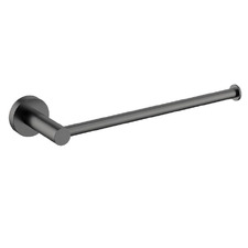 Rumi 250mm L-Shaped Brass Hand Towel Rail
