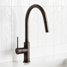 Avalon Mini Pull-Out Gooseneck Kitchen Mixer