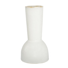 White Sirene Ceramic Vase