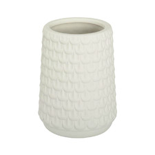 White Domani Ceramic Vase