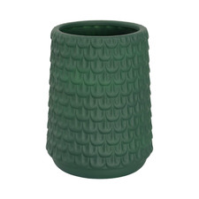 Dark Green Domani Ceramic Vase