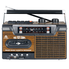 Retro Portable Radio & Cassette Player