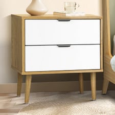 Hopkins 2 Drawer Bedside Table
