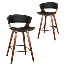 68cm Yetta Faux Leather Barstools (Set of 2)