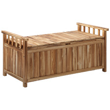2 Seater Lilly Outdoor Storage Bench