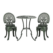 2 Seater Alliona Aluminium Outdoor Bistro Set