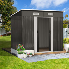 Edison Galvanised Steel Storage Shed