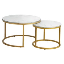2-Piece Heidi Round Nesting Coffee Table Set