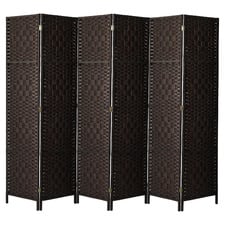 6 Panel Shyla Pine Wood Room Divider